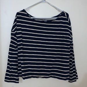 Blue gold and white A.n.a. XL crop top